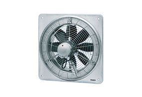 Maico Axial-Wandventilator EZQ 20/2 B quadrat. Wandplatte, DN200, Wechselstrom 0083.0102
