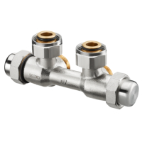 Oventrop Multiflex FQ Verschraubung fr G 3/4 AG, Eck rechts, G 3/4 M x 3/4 AG 1015805