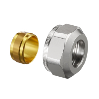 Oventrop Compression ring fitting Screw connection Ofix K  M24x1.5 15mm 2-fold for copper precision steel 1016813
