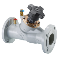 Oventrop Strangreg.Vent.Hydrocontrol VFC DN125, PN6, Flansch/DIN, 2 Mevent.,GG25 1062684