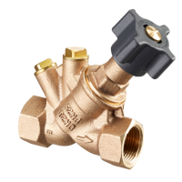 Oventrop Insulating and orifice Valve Hydrocontrol ATR DN50 2  female thread with Blind Plugs bronze 1067516