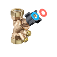 Oventrop Insulating and orifice Valve Hydrocontrol ATR DN40 1 3/4 male thread with Blind Plugs Rg 1067612
