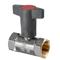 Oventrop High temperature Ball Valve DN32 PN16 Ms lever handle 1078710
