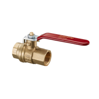 Oventrop Ball Valve EZB lever handle DN32 both ports 1 1/4 female thread PN30 brass 1079010