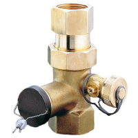Oventrop Kappenventil Expa-Con  DN32  1 1/4 IG  PN10, Ms, plombierbar 1089010