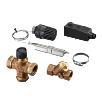 Oventrop Control-Set for surface heaters Set 3 with Tri D valve up to 200 qm 1144253