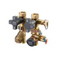 Oventrop Connection fixture Flypass Set1 DN20 with Strainer insert and Cocon QTZ 1149551