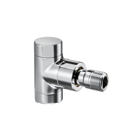 Oventrop HK-Verschraubung Combi E  DN15  1/2 , PN10, Eck, Edelstahl-Design 1166082