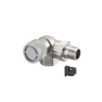 Oventrop Dynamisches Thermostatventil  Baureihe QV , DN15  Winkeleck links 1183362