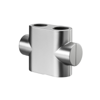 Oventrop Design cover for  Multiblock T pass chrome-plated 1184097