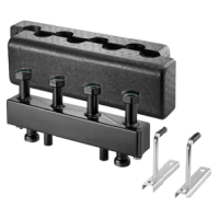 Oventrop Distributor for Regumat DN25 for 5 heating circuits steel 1351585