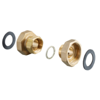 Oventrop Connection Screw connection for Regumat-RTA 2 x 1 1/2 female thread Set=2 pc. 1351655