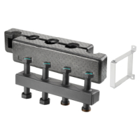 Oventrop Distributor for Regumat DN25 for 3 heating circuits steel Compact 1351783