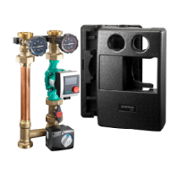 Oventrop Anbindesystem Regumat M3  DN32  mit PK, mit Grundfos ALPHA 2 32-60 1355276