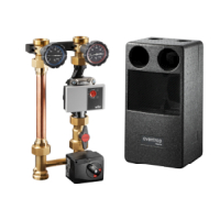 Oventrop Anbindesystem Regumat M3-180  DN25  m. Grundfos Alpha2, mit PKH 1357273
