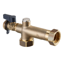 Oventrop Angle length with 2xM G1 and Ball Valve 1359073