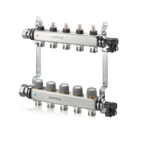 Oventrop  Multidis SFQ  Edelstahl- verteiler mit Durchflussindikator 9 Kr. 1404959