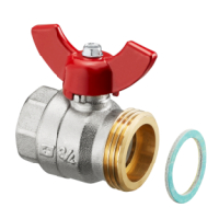 Oventrop Ball Valve 1 for connection Stainless steel Distributor for Radiator-mounting DN20 1406383