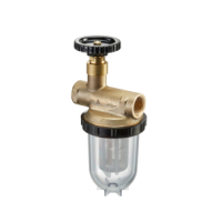 Oventrop Heizlfilter-Einstrang Oilpur  2x1/2IG Nickelsieb 100-150my,Absperrv. 2123104