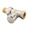 Danfoss Ruecklaufverschraubung RLV 10 R 3/8 Durchgang vernickelt 003L0142
