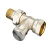 Danfoss Ruecklaufverschraubung RLV 15 R 1/2 Durchgang vernickelt 003L0144