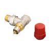 Danfoss Ventilgehaeuse RA-N 15 R 1/2 Eck matt vernickelt 013G0033