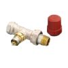 Danfoss Ventilgehaeuse RA-N 15 R 1/2 Durchgang matt vernickelt 013G0034