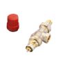 Danfoss Ventilgehaeuse RA-N 10 R 3/8 UK (Axial) matt vernickelt 013G0151