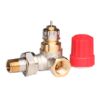 Danfoss Ventilgehaeuse RA-N 10 R 3/8 WE rechts matt vernickelt 013G0231