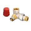 Danfoss Ventilgehaeuse RA-N 15 R 1/2 WE rechts matt vernickelt 013G0233