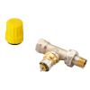 Danfoss Ventilgehaeuse RA-UR 10 R 3/8 Durchgang matt vernickelt 013G3298