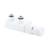 Danfoss Anschlussarmatur VHX Duo Set R 1/2 Eck Verkehrsweiss RAL 9016 013G4281