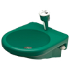 Franke Augendusche, Kst., mit Wasserauffang, grn 2000101103