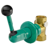 Franke Notduschventil, Unterputz, grn, 60 l, Kipphebel, Einbautiefe 35-95 mm 2000101129