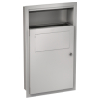 Franke Hygieneabfallbehlter, RODAN, Edst., 401x659x130 mm, Unterputz, ca. 6 l 2000101359