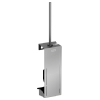 Franke WC-Brstenhalter, EXOS, Edelstahl, AP, 138x298x97 mm, schwarzer Brstenkopf 2030027995