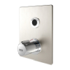 Franke Duscharmatur, F5, elek., Thermostat, UP, F-Set, 2xBypass, f. Batt./Netzteil 2030067151