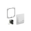 Geberit Twinline dual flush plate white  / pneumatic alpine-white for Urinal cover plate 115558111