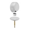 Geberit Uniflex Fertigmontage-Set D52 fuer BW mit Zu-, Ab- und Ueberlauf verchromt 150425211