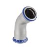 Geberit Mapress Bogen 45  Grad d 76,1 (Cr-Ni-Mo-Stahl) 32609