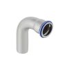 Geberit Mapress Bogen 90  Grad d 15 Einschubende LABS-frei (Cr-Ni-Mo-Stahl) 80302
