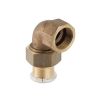 Geberit Mapress Adaptor Connection  d35xRp1 1/4 with female thread 90 degrees  65386
