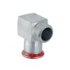 Geberit Mapress Carbon Steel Elbow Adaptor 90 degrees with male thread zinc-plated,  D28/R1 21610