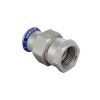 Geberit Mapress Adaptor Connection  d35xRp1 1/4 with female thread flat-sealing silicone-free CrNiMo steel  85354