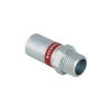 Geberit Mapress Carbon Steel Adaptor  with male thread d12xR1/2 and plain end zinc-plated 21931
