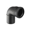 Geberit Silent-PP Bogen 87,5  Grad DN50 mit Muffe 390224141