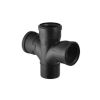 Geberit Silent-PP Double Junction MAX 87, 5 degrees  with sleeves DN 90 / 90 / 90 390466141