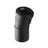Geberit Silent-PP Bogen 15  Grad DN50 mit Muffe 390220141