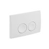 Geberit Delta21 Betaetigungsplatte  weiss alpin fuer 2-Mengen-Spuelung 115125111