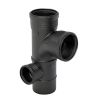 Geberit Silent-PP Kombi-EckabzweigMAX 87,5  Grad links DN 100/100/50 390578141